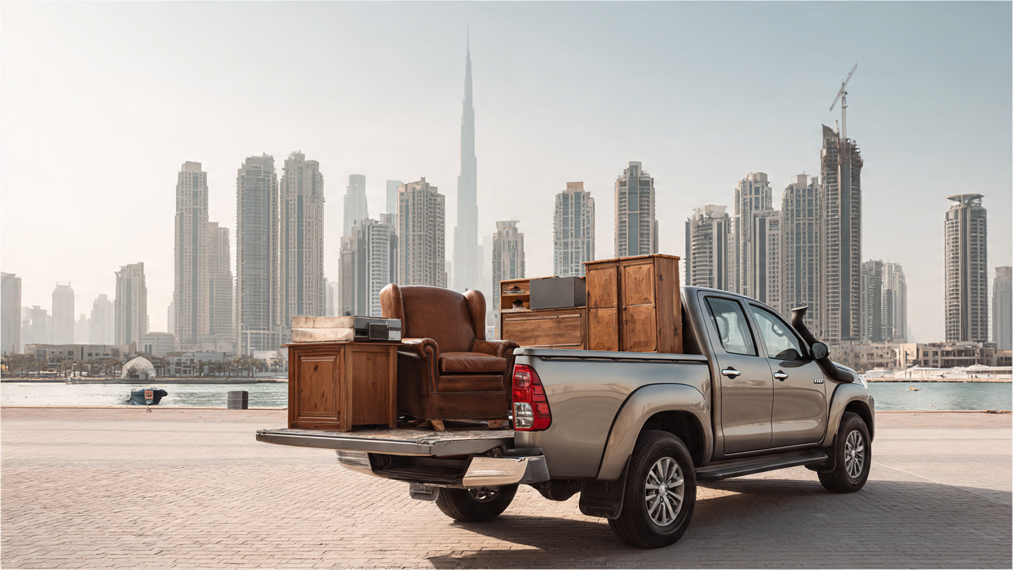 load up junk removal garbage collection dubai.